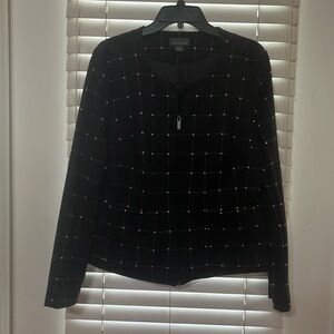 Perfect Suit Jacket - Black and White